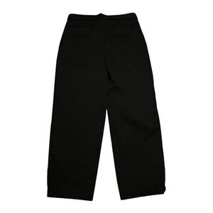 NWT Banana Republic Chino Pant Womens Size 14 Black Belted Straight Leg‎ Ankle